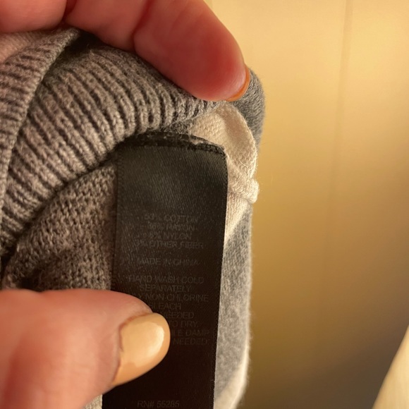 Express | Striped Sweater 3/4 Length Sleeves - Picture 5 of 6